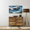 Canvas Print Mountains Sky Forest Nature 100x80 cm
