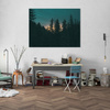 Canvas Print Nature Forest at Dusk 40x30 cm