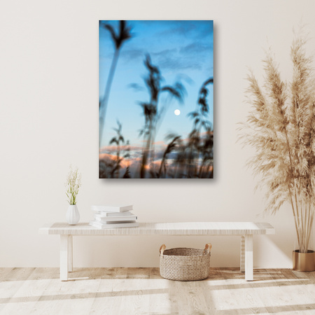 Canvas Print Nature Glade Meadow Sunrise 80x120