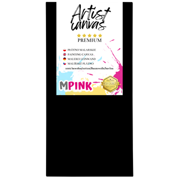 Painting canvas 60X120 cm Black canvas Ideal for painting