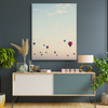 Canvas Print Youth Balloons Sky 80x120
