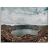 Canvas Print Nature Lake in the Mountains 40x30 cm
