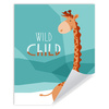 Wild child Giraffe poster 40X50 cm