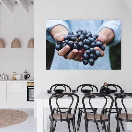 Canvas Print Kitchen Bunch of Grapes 40x30 cm