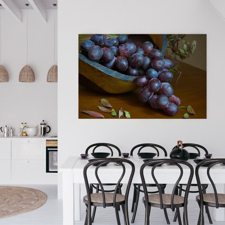 Canvas Print Kitchen Grape 40x30 cm