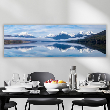 Canvas Print Nature Lake McDonald 120X40 cm