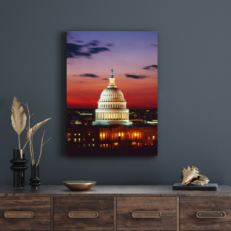 Canvas Print Architecture Washington 40x80 cm