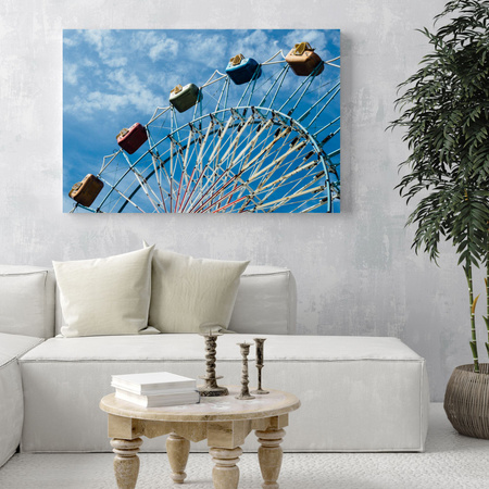 Canvas Print Architecture Amusement Park 40x30 cm