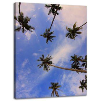 Canvas Print Nature Coconut Palm Trees 30x40 cm