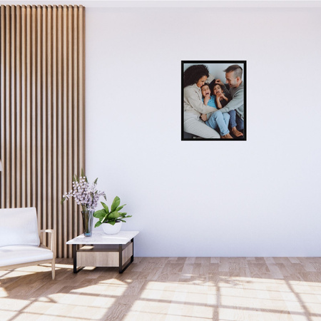 3x Black Frame 24x30, I L13,15,051, black varnish + plexiglass embossing