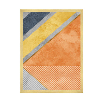 Poster Abstract_5 40X50 cm + gold frame