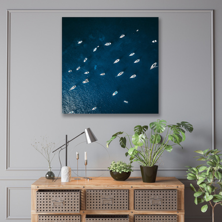 Canvas Print Nature Ships Boats Sea Ocean 90x90