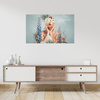 Canvas Print Various Flowers Woman Nature 120x80 cm