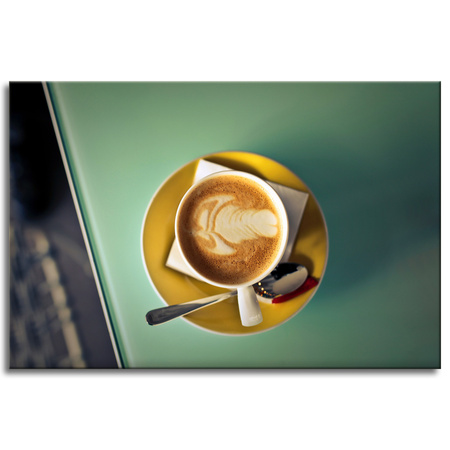 Canvas Print Coffee Vintage Stylish Cafe 90x60