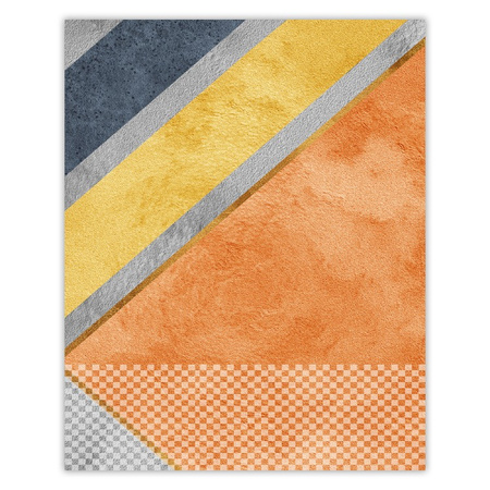 Poster Abstract_5 40X50 cm + gold frame