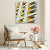 Canvas Print Apartment Building Block 90x90