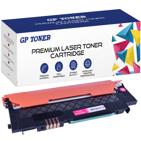 TONER FOR HP COLOR 150NW MFP 178 117A W2073A Magenta GP-H2073A CHIP