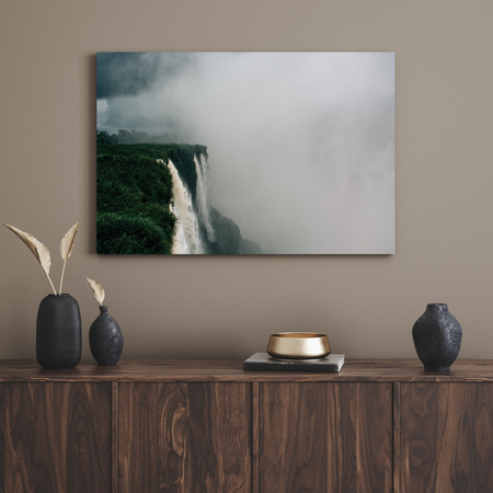 Canvas Print Nature Mountains Waterfall 40x30 cm