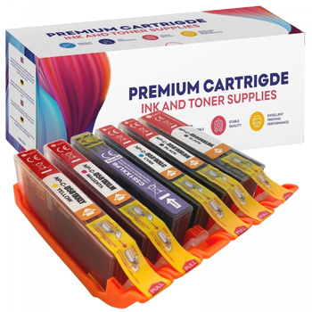 6x Replacement Ink Cartridges for Canon Pixma TS8100 TS8220 TS8250 TS8350 TS9155 - GP-C580CMYKPB PREMIUM SET