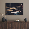 Canvas Print Music Drums 40x30 cm