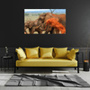 Canvas Print Elephant Pair Savannah Africa Nature 100x80 cm