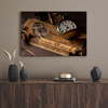 Canvas Print Vintage Clock 40x30 cm