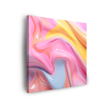 Canvas Print Abstract world full of colors 90x90
