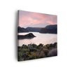 Canvas Print Nature Mountains Water Sky Flowers Plants 90x90