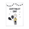 Birthday poster Birthday guy 24X30 cm + white frame