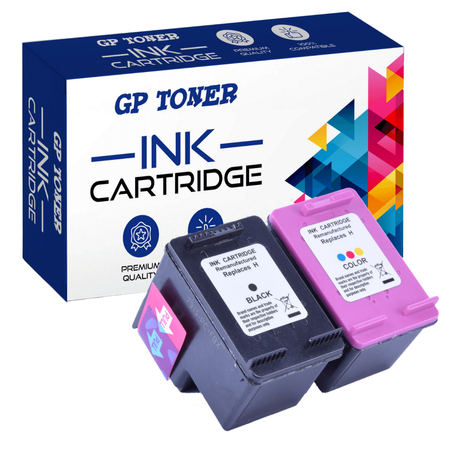 Ink cartridges for HP DeskJet 5575 5645 651XL OfficeJet 202 252 GP-H651XL BK+CMY