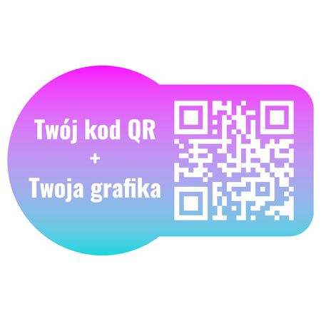 STICKERS with LOGO QR code printed Waterproof Text Photo 76x150 mm