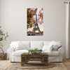 Canvas Print Eiffel Tower France Pastels Trees Autumn 80x120 cm