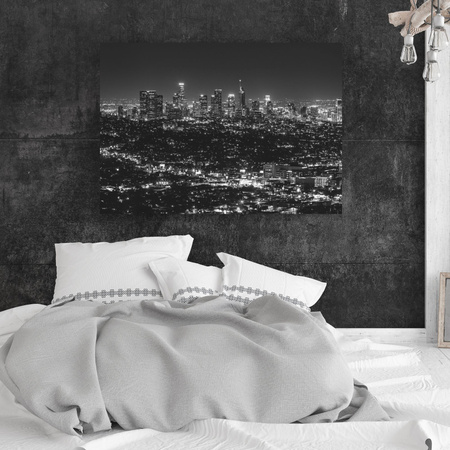Canvas Print Architecture Los Angeles Black and White 120X60 cm