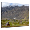 Canvas Print Nature Cottage in the Mountains 100x80 cm