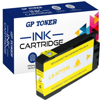 Compatible Ink Cartridge for HP 711XL DesignJet T120 T150 T520 Yellow