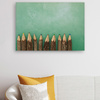 Canvas Print Colored Crayons 90x60