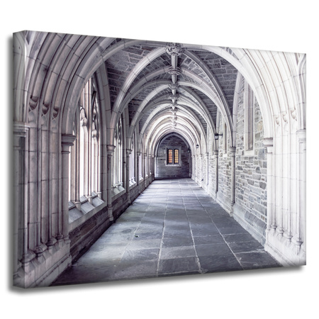 Canvas Print Arches Building Architecture 40x30 cm