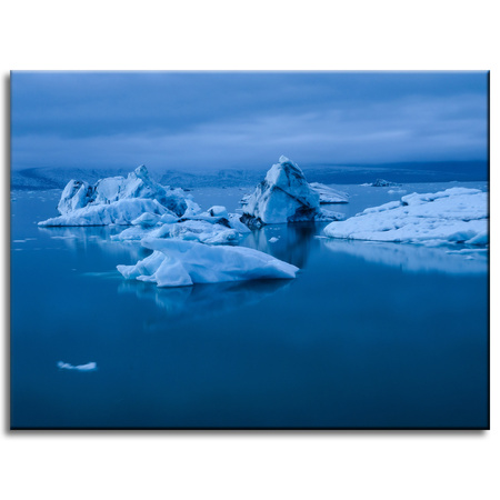 Canvas Print Nature Iceland Iceberg 40x30 cm