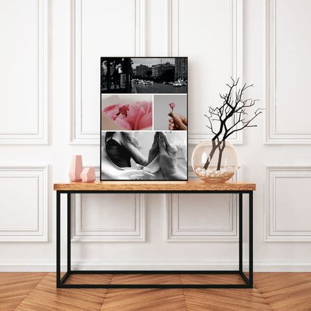 Your photo as a WIZARD poster 21x29,7 cm + grey photo frame