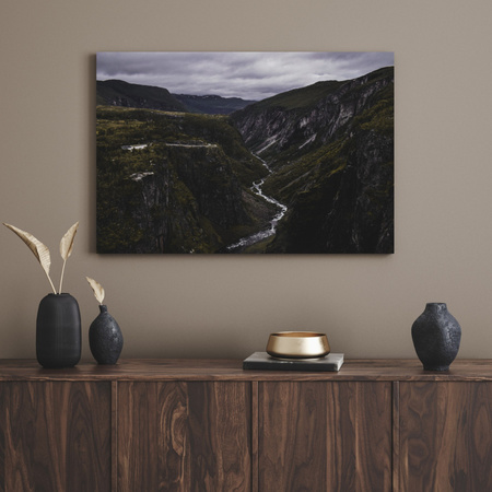Canvas Print Nature Mountain Stream 40x30 cm