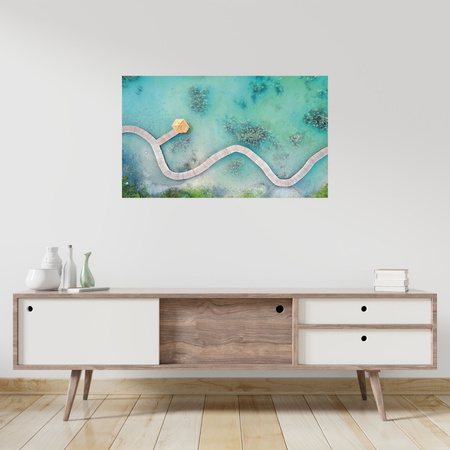 Canvas Print Holidays Bali Water Relaxation Sun 100x80 cm