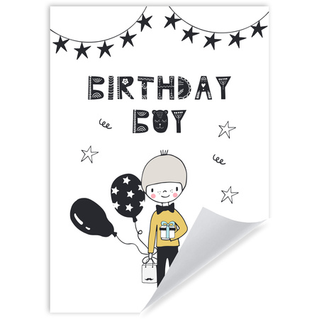 Birthday poster Birthday guy 21X29.7 cm