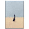 Canvas Print Abstract Woman on Sand Art 80x120 cm