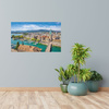 Canvas Print Pastel City Art Summer Landscape 100x80 cm
