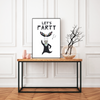 Let's party Birthday Poster 50X70 cm