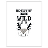 Children's poster Breathe the wild air 40X50 cm + gold frame