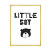 Children's poster Little boy 40X50 cm + gold frame