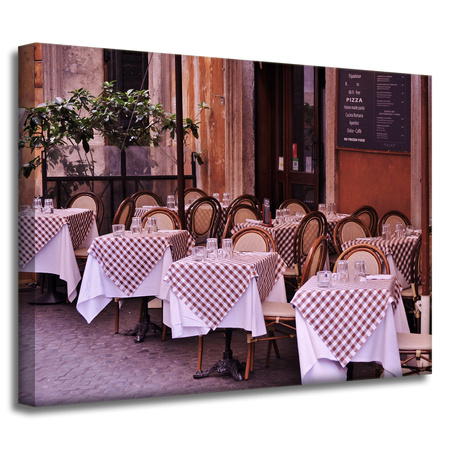 Canvas Print Restaurant 40x30 cm