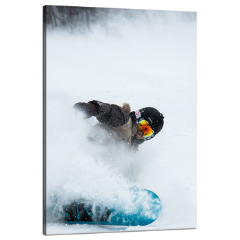 Canvas Print Snowboard Snow Winter 80x120