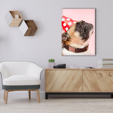 Canvas Print Youth Birthday Pug 80x120